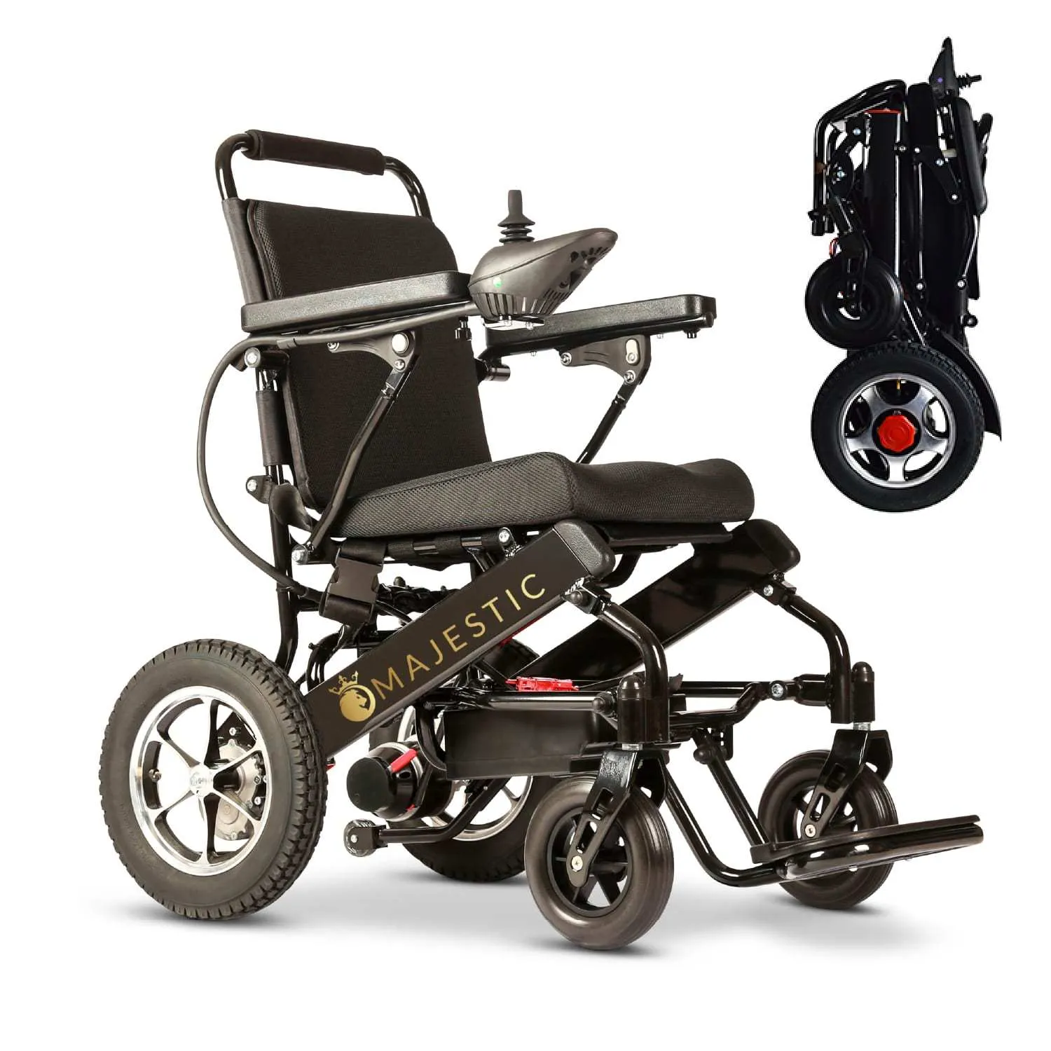 Buvan - 6017001-Black - Remote Control Electric Wheelchair
