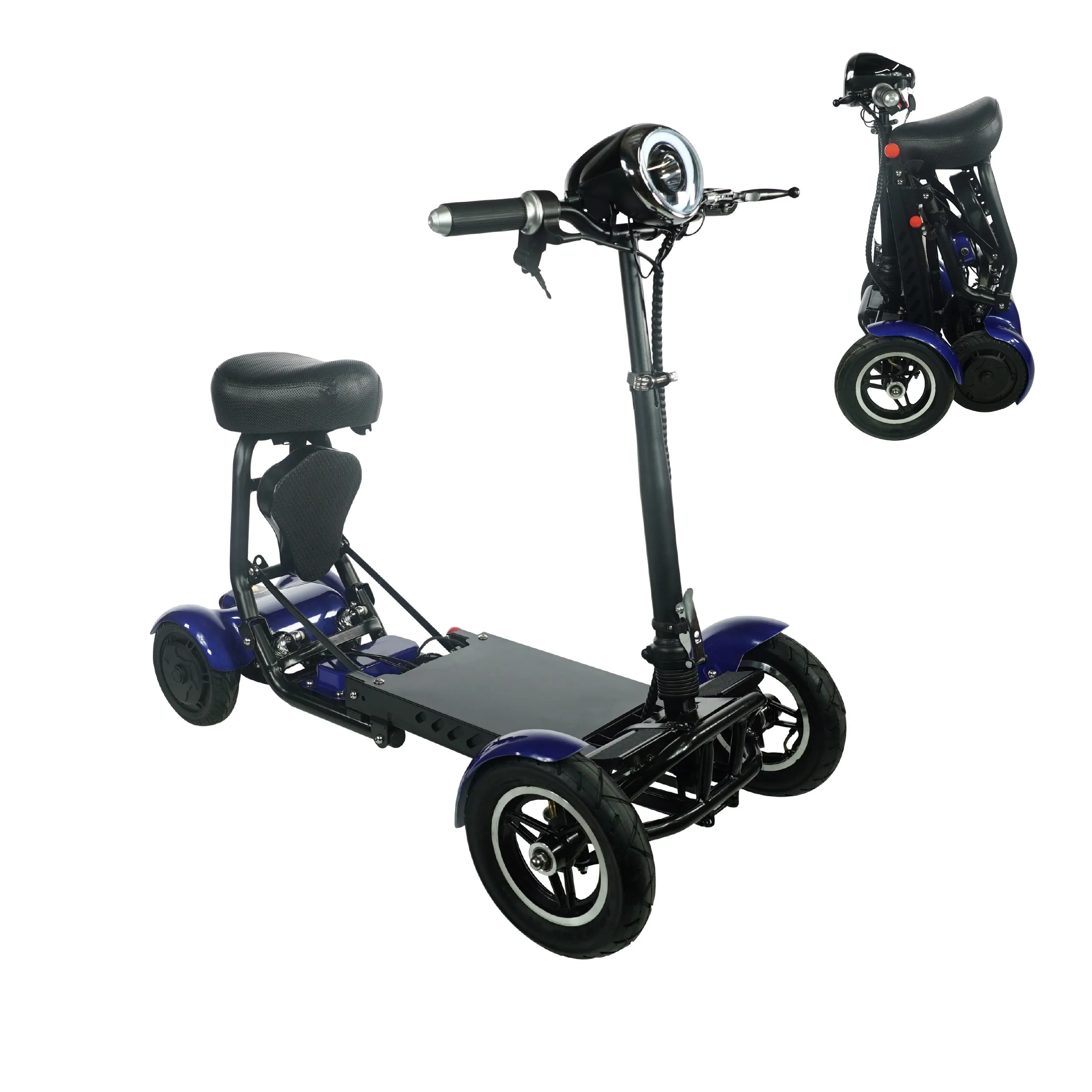 Buvan - From: MS3000-BLUE To: MS3000-GOLD - Foldable Mobility Scooters