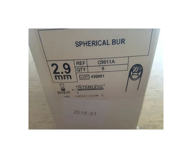 Conmed - C9911A - Sterling Bur: Spherical Bur 2.9mm