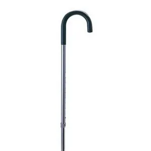 Carex Health Brands - Carex - A761-00 - Adjustable aluminum cane with round handle and 5/8" tip. Aluminum canes offer easy height adjustment with the push of a spring button or twist of the shaft.