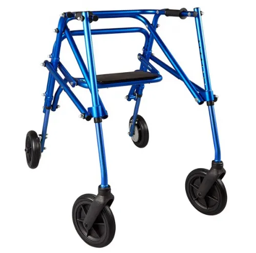 Circle Specialty - KP528R - 4-wheeled Pediatric Walker With Flip Up Seat And Outdoor Wheels