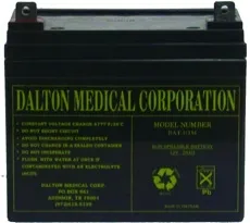 Dalton Medical - BAT-U134 - 12V  34AH Battery Wt 25 lbs