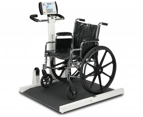 Detecto - From: 6500 To: 6550  Wheelchair Scale  Digital LCD Display 1000 lbs. / 474 kg Capacity Battery Operated