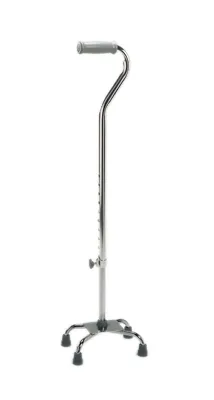Fabrication Enterprises - 43-2040-4 - Quad cane, base chrome