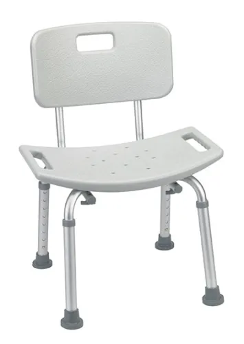 Drive - 43-2605 - Bathroom Safety Shower Tub Bench Chair With Back