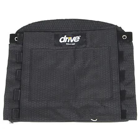 Drive - From: 43-2906 to  43-2907 - Drive Adjustable Tension Back Cushion For Wheelchairs 43-2906 22"-26" 43-2907 16"-21"
