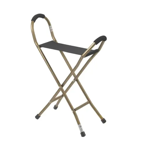 Drive - 43-3228 - Folding Lightweight Cane With Sling Style Seat