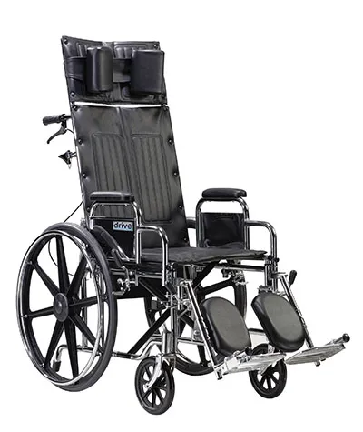 Drive - 68-2335 - Sentra Reclining Wheelchairdetachable Desk Arms