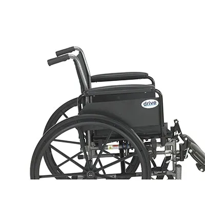 Drive - 43-3159 - Cruiser Iii Light Weight Wheelchair With Flip Back Removable Arms Full Arms Elevating Leg Rests