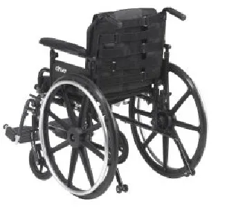 Drive Medical - 14300 - Adjustable Tension Back Cushion for Wheelchairs