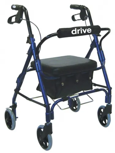 Drive DeVilbiss Healthcare - Drive Medical - From: 301PSBN To: 301PSRN -  Junior Rollator Rolling Walker with Padded Seat