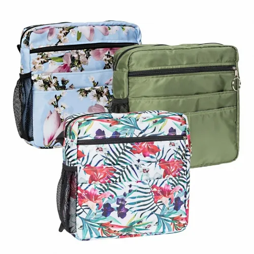 Drive DeVilbiss Healthcare - From: rtl10254bfl to  rtl10254gr - Drive DeVilbiss Healthcare Universal Mobility Tote rtl10254bfl Blue Floral rtl10254gr Green