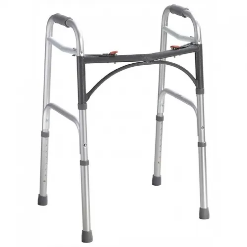 Drive Medical From: 10200-1 To: 10200-4 - Deluxe Two Button Folding Walker Adult Walker