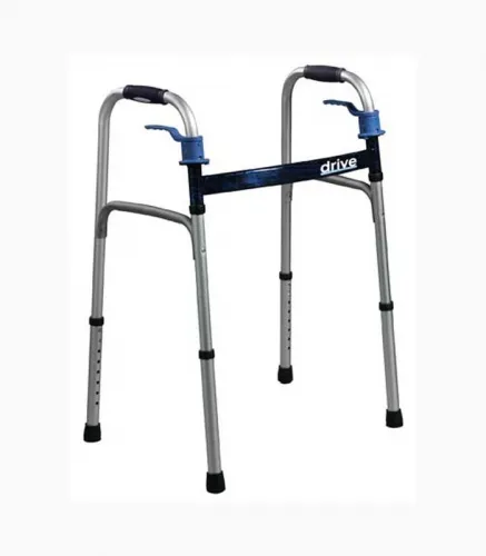 Drive Medical From: 10226-1 To: 10227-4 - Trigger Release Folding Walker Deluxe Adult With Heels