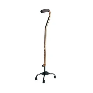 Drive Medical - 10309-4 - Quad Cane with Base and Vinyl Contoured Grip