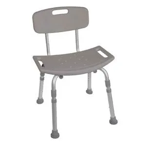 Drive Medical - drive - 12202KD-4 - Bath Bench drive Aluminum Frame Removable Backrest 19-1/4 Inch Seat Width 300 lbs. Weight Capacity