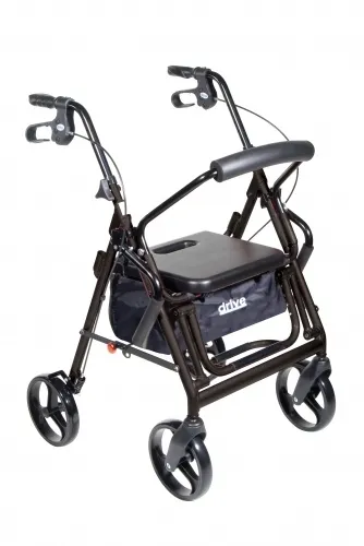 Drive Medical From: 795b To: 795bu - Duet Dual Function Transport Wheelchair Rollator Rolling Walker