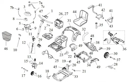 Drive Devilbiss Healthcare - From: C01-035-00800 To: C02-034-00100  Drive MedicalFrontFrame,Phoenix HD3 W/ExtFootPlatfor