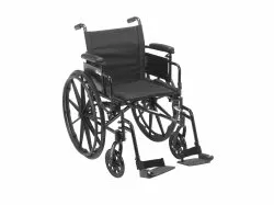 Drive Medical - cx416adda-elr - Cruiser X4 Lightweight Dual Axle Wheelchair with Adjustable Detachable Arms, Desk Arms, Elevating Leg Rests, Seat
