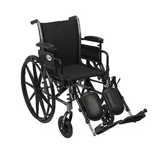Drive Devilbiss Healthcare - Cruiser III - From: K316DDA-ELR To: K320DDA-ELR - Drive Medical  Light Weight Wheelchair with Flip Back Removable Desk Arms and Elevating Leg Rest