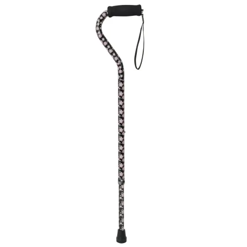 Drive Medical - rtl10303pf - Foam Grip Offset Handle Walking Cane