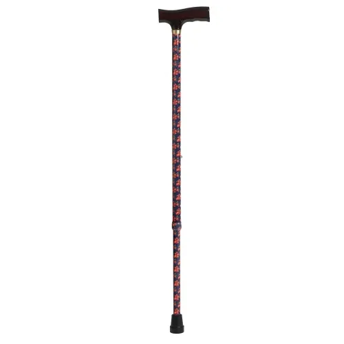 Drive Medical - rtl10335rf - Adjustable Lightweight T Handle Cane with Wrist Strap