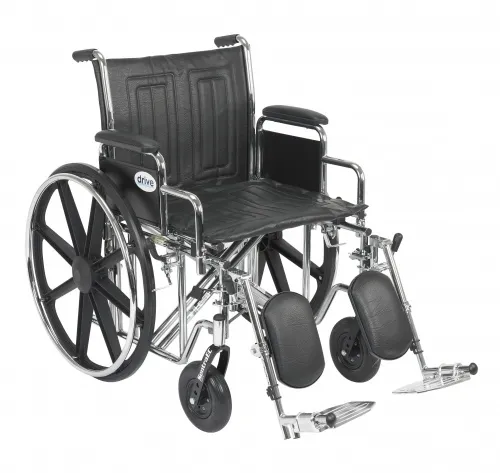 Drive - STD20ECDDAHD-ELR - STD20EC Sentra EC Wheelchair-Desk Arms-Elevating Leg Rests-20"