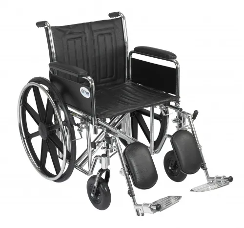 Drive DeVilbiss Healthcare - From: std20ecdfahd-elr To: std24ecdfa-elr - Drive MedicalSentra EC Heavy Duty Wheelchair