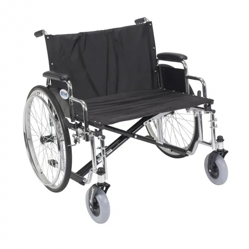 Drive Medical - drive Sentra Heavy Duty - std28ecdda - Wheelchair drive Sentra Heavy Duty Desk Length Arm 28 Inch Seat Width Adult