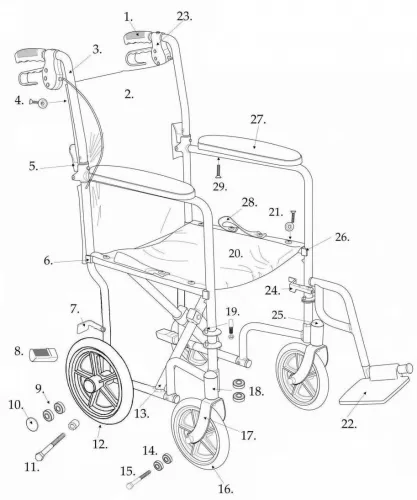 Drive Medical From: STDSFLNB To: STDSFLVB - Universal Wheelchair Nylon Full Armpad Only Ea Arm Pad