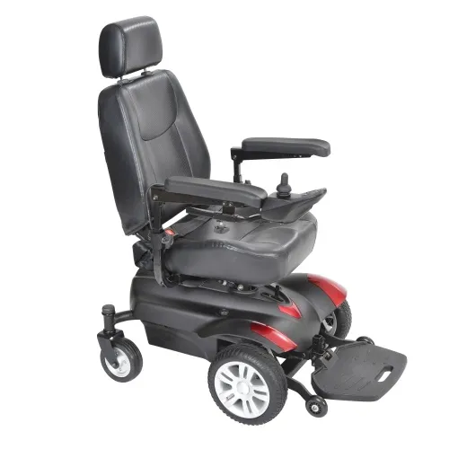 Drive DeVilbiss Healthcare - Titan - From: TITAN1616X16 To: TITAN22CSX23 - Drive Medical  X16 Front Wheel Power Wheelchair, Full Back Captain's Seat