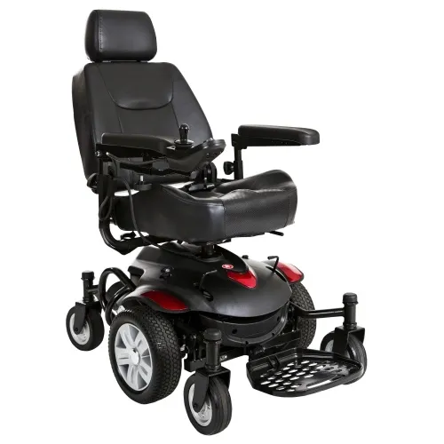 Drive DeVilbiss Healthcare - Drive Medical - From: TITANAXS-1616CS To: TITANAXS-2020CS -  Titan AXS Mid Wheel Power Wheelchair, Captain Seat