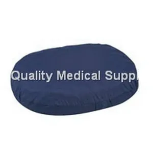 Briggs - DMI - 513-8008-2400 - 16" ring cushion with navy blue cover. Made of one-piece, convoluted poly foam ring shape comfortably conforms to body contours & has a removable/washable polyester/cotton cover.