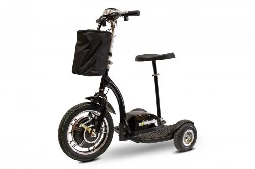 E-Wheels - EW-18Black - Stand ride Scooter With Folding Tiller