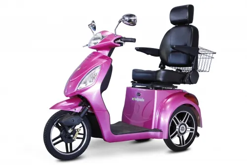 E-Wheels - EW-36MagentaElite - 3 Wheel Scooter With Electromagnetic Brakes High Speed