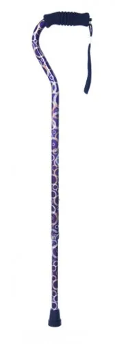 Essential - W1344H - Medical  Offset Cane with Rib Handle with Halo Design
