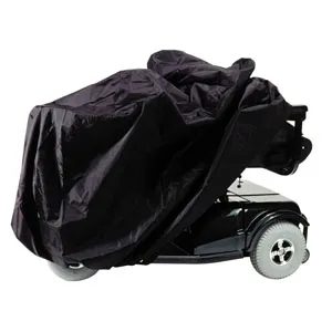 Ez-Access - 0125BK - Scooter and Power Chair Cover, 50" x 22" x 33", Black, Nylon, Elasticized Reinforced Seams, Lightweight, Water Resistant