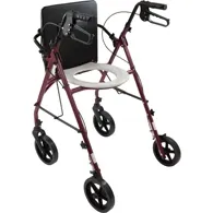 Free2Go - F2G-ROL8CBG - Rollator with Commode Seat