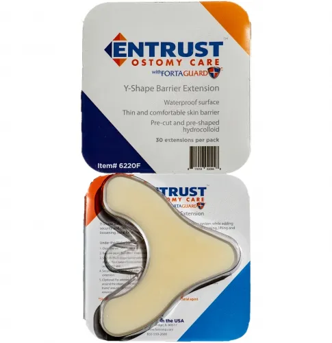 Fortis Medical Products - 6220F - Entrust "Y" Shape  Pre-Cut Barrier Extensions With Fortaguard, Latex-Free.