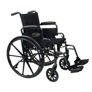 Gf Health Products - 3F020230 - Traveler L4 Folding Wheelchair With Elevating Legrest, 16" X 16" Seat