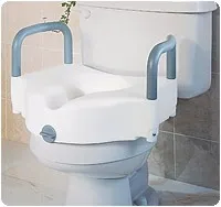 Medline - From: G30270A To: G30270AH - Locking Raised Toilet Seats with Arms