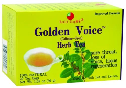 Health King Medicinal Teas - 239055 - Golden Voice  Caffeine free