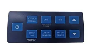 Health O Meter Professional - 10-00263 - Key Pad for 500KL/501KL Scales. Modles with Reweigh Button (DROP SHIP ONLY)