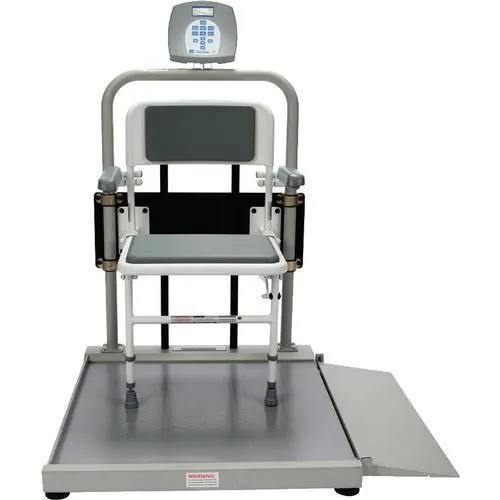 Health O Meter Professional - 2500CKG - Digital Wheelchair Scale with Fold-Away Seat, KG Only (DROP SHIP ONLY)