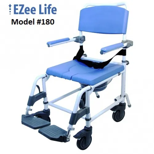 Healthline Medical Products - Ezee Life - From: 791154430002 To: 791154430315 - Aluminum Shower Commode Chair