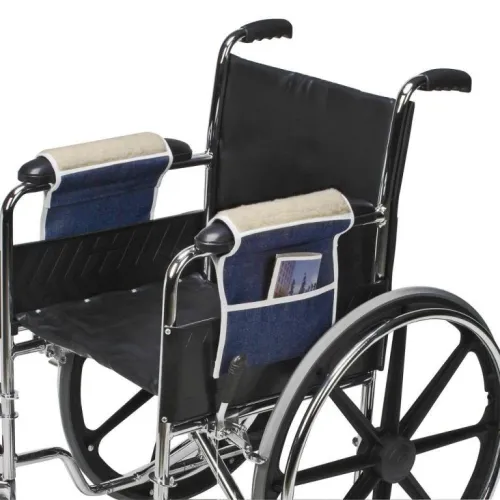 Healthsmart - 51710769911 - Armrest Pouch Fleece Wheelchair (1 Pair)