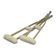 Hermell From: MJ5015 To: MJ5017 - Imitation Sheepskin Crutch Cover Hand Grips And Grip Set Sherpa