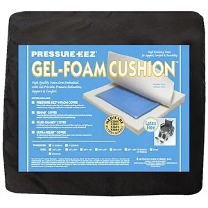 Hudson - 2440000000 - Pressure Eez Gel Foam Wheelchair Seat Cushion