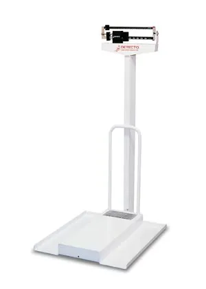 Detecto - 485 - Wheelchair Scale  Weighbeam  Wheelchair Ramp  450 lb x 4 oz -DROP SHIP ONLY-