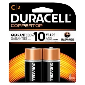 Duracell - MN1400B2Z - Duracell Coppertop W/durblock Battery C
